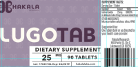 LugoTab 25 mg - 90 Tablets