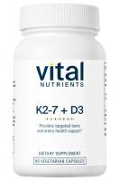 Vitamin K2-7 + D3 - 60 Vegetarian Capsules