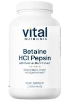 Betaine HCl Pepsin Gentian Root Extract - 225 Capsules