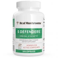 5 Defenders Organic Mushroom Blend - 200 Capsules