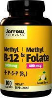Methyl B-12 & Methyl Folate Lemon - 100 Lozenges
