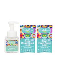 Refillable Non-Toxic Aloe Hand Soap Starter Kit (Bottle + 2 Refills)