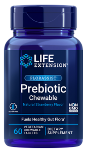 FLORASSIST® Prebiotic Chewable (Strawberry) - 30 Vegetarian Chewable Capsules