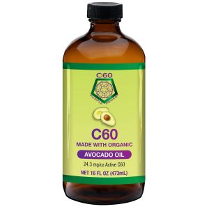 C60 in Organic Avocado Oil - 16 oz.