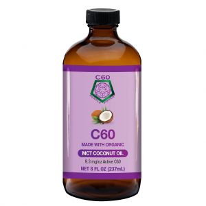 C60 in Organic MCT Coconut Oil - 8 oz.