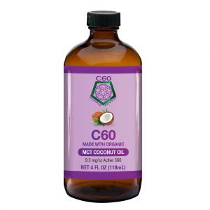 C60 in Organic MCT Coconut Oil - 4 oz.