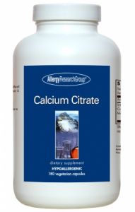 Calcium Citrate 180 Vegetarian Caps