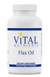 Flax Oil Supplement - 100 Softgels