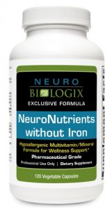 NeuroNutrients without Iron - 120 capsules