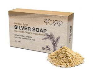 Silver Infused Soap - Oatmeal Spice