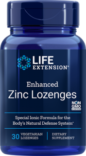 Enhanced Zinc Lozenges (Peppermint) - 30 Vegetarian Lozenges