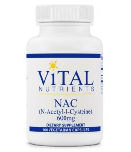 NAC (N-Acetyl-l-Cysteine) 600mg - 100 Vegetarian Capsules