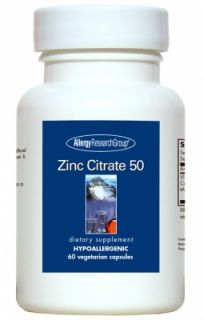 Zinc Citrate 50 Mg 60 Vegetarian Caps