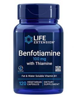 Benfotiamine with Thiamine - 120 Vegetarian Capsules