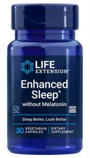 Enhanced Sleep without Melatonin - 1.5mg, 30 Vegetarian Capsules