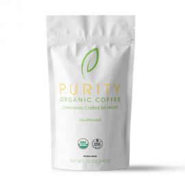 Purity Organic Coffee - Decaffeinated Whole Bean Coffee (12 oz)