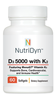 D3 5000 with K2 - 60 Softgels