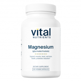 Magnesium (glycinate/malate) 120mg - 100 Capsules